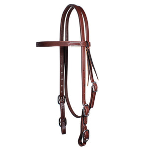Professional Choice Oiled Double Adjust Headstall