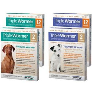 Triple Wormer for Small & Large Dog