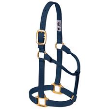 Weaver Nylon Halter (Yearling-Large) - Small / Navy Blue - Average / Navy Blue - Large / Navy Blue - Yearling / Navy Blue