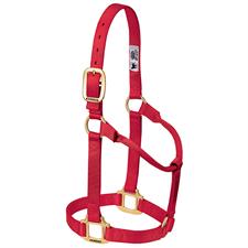 Weaver Nylon Halter (Yearling-Large) - Small / Red - Average / Red - Large / Red - Yearling / Red