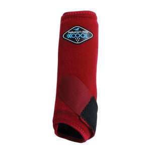 Professional Choice 2XCool Sports Medicine Boot- Front - Medium / Crimson